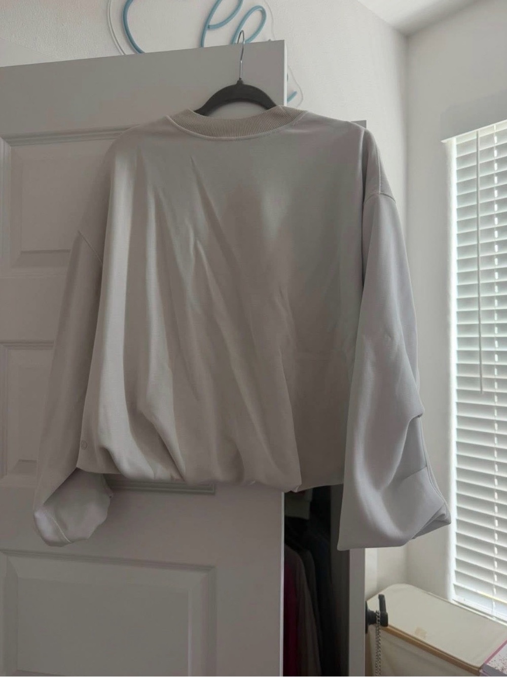 lululemon Light Gray Softstream Crewneck Sweatshirt